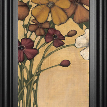 Wandering Bouquet By Maja - Framed Print Wall Art - Beige