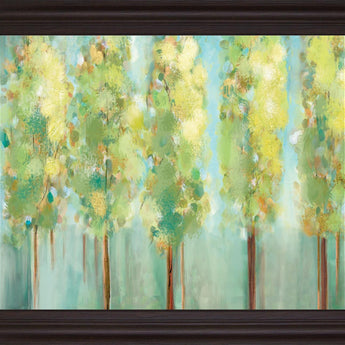 Turnwood - 28" x 34" Framed Wall Art - Green
