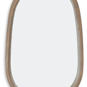 Aarilynn - Accent Mirror - Antique Brown