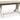 Mesa extensible rectangular de comedor Shaybrock - Blanco antiguo/Marrón