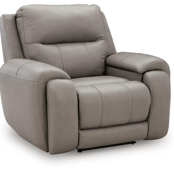 Real Moments - Power Recliner With Audio Seating - Ash