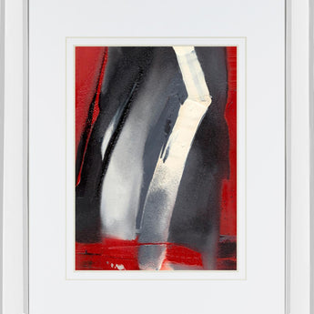 Red Streak III By Sharon Gordon - Dark Gray