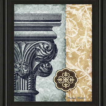 Fomanesque Il By Michael Marcon - Framed Print Wall Art - Beige