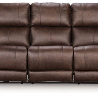 Bleckley - Power Reclining Sofa With Adjustable Headrest - Espresso