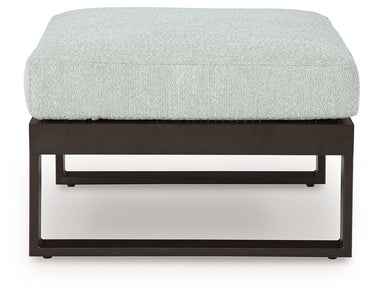 Beachloft - Ottoman With Cushion - Black / Gray