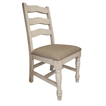 Rock Valley Chair With Fabric Seat (Set of 2) Off White - Chair Sets at Quality Home Furniture Mesquite