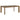Bruner - Mesa de comedor rectangular de madera - Marrón natural