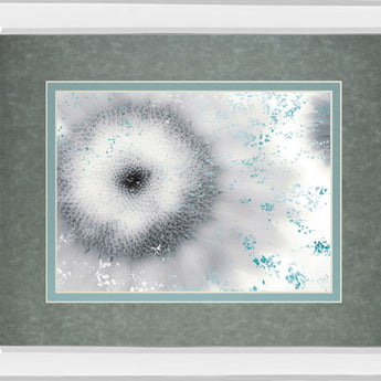 Crystalline By Marvin Pelkey - Mirror Framed Print Wall Art - Gray