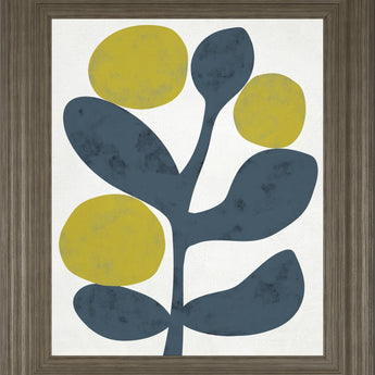 22x26 Branch IV By Chariklia Zarris - Blue