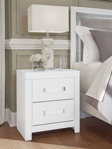 Maeling - Two Drawer Night Stand - White