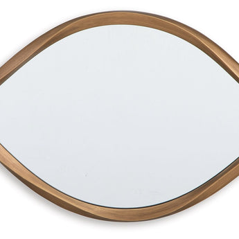 Bartner - Accent Mirror - Antique Gold Finish