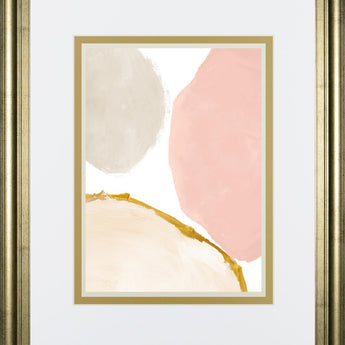 34x40 Blush All Year Round Abstract II By LanieLoreth - Pink