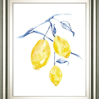 22x26 Watercolor Lemons I By Jennifer Goldberger - Yellow