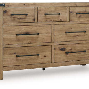 Ridgester - Dresser - Light Brown