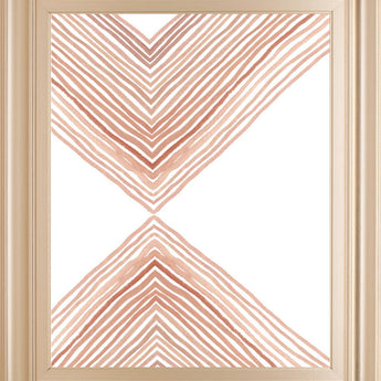 22x26 Pink Apogee I By Emma Scarvey - Beige