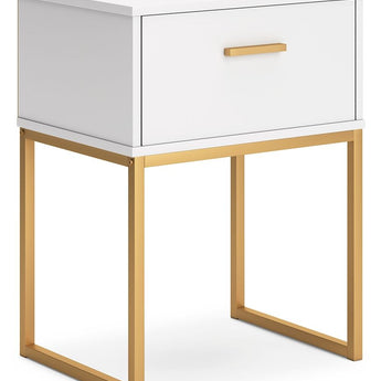 Socalle - One Drawer Night Stand - Two-Tone