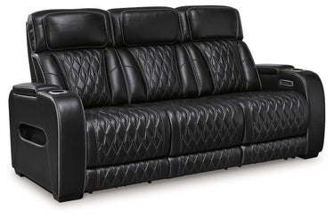 Boyington - 2 piezas - Sofá y loveseat reclinables eléctricos - Negro