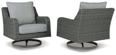 Elite Park - Sillón giratorio con cojín - Gris