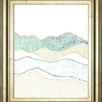22x26 Terra Dots II By Vanna Lam - White