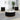 Kara - End Table - Black / White
