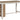 Mesa de centro rectangular con espacio de almacenamiento Skempton - Blanco