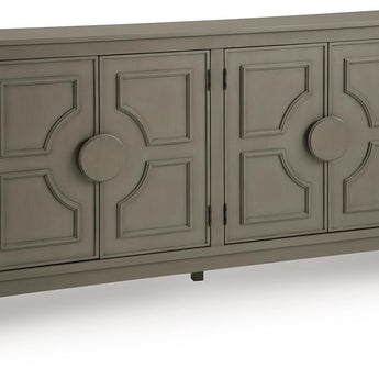 Darlock - Accent Cabinet - Warm Gray