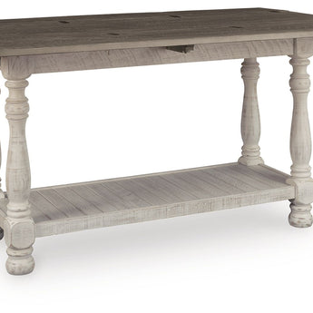 Havalance - Flip Top Sofa Table - Gray / White