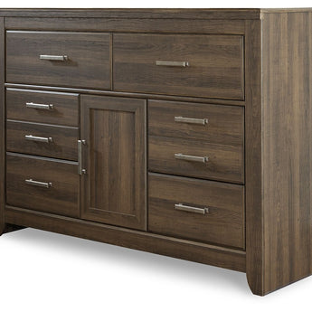Juararo - Six Drawer Dresser - Dark Brown