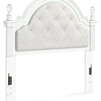 Kozlani - Full Upholstered Panel Headboard - White