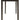 Kimonte - Marrón Oscuro - Mesa de Comedor Rectangular
