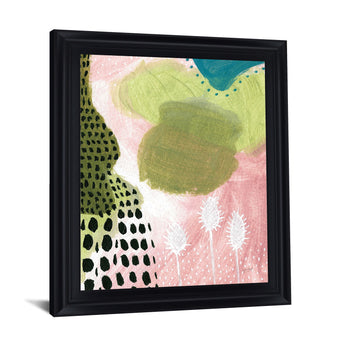 Garden Whimsy - 28" x 34" Framed Wall Art - Green