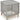 Seton Creek - Gray - Square End Table