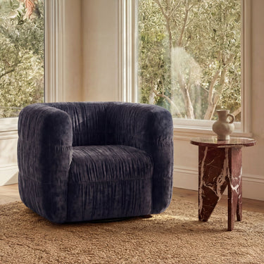 Robson - Swivel Chair - Navy