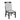 Transcend - Dining Side Chair With Fabric (Set of 2) - Charcoal And Light Gray