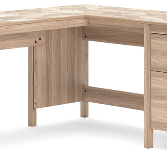 Battelle - 60" Home Office Desk With Return - Tan