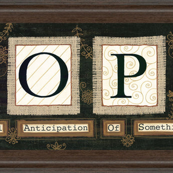 Hope By Anne Lapoint - Wall Art - Dark Brown