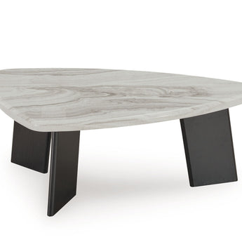 Lilyberg - Juego de mesa auxiliar (juego de 3) - Gris/Negro