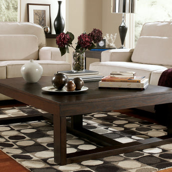 Watson - Rectangular Cocktail Table - Dark Brown