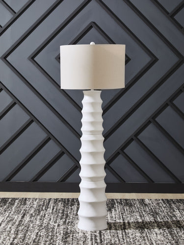 Veraleigh - Poly Floor Lamp - White