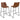 Zuni - Faux Leather Upholstered Bar Chair (Set of 2)