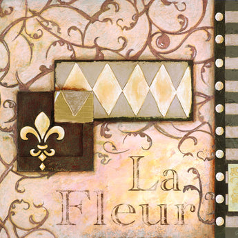 La Fleur - 22" x 26" Framed Wall Art - Beige
