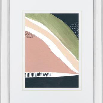 Simple Marks IV By Regina Moore - Pink