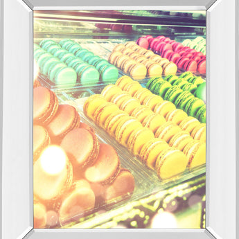 Tasty Treats By Acosta - Mirror Framed Print Wall Art - Yellow