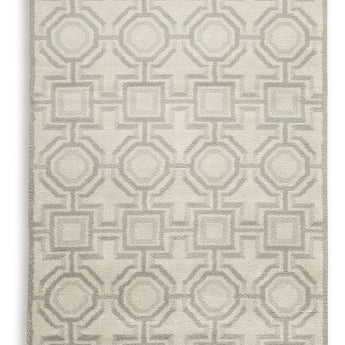Maconville - 5' x 7' Rug - Ivory / Gray