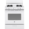 GE 30" Freestanding Gas Range, White - JGBS30DEKWW