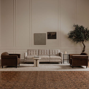 Flutter - Framed Painting - Cool Beige