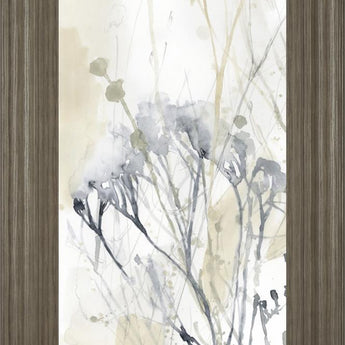 18x42 Wildflower Line Contour I By Jennifer Goldberger - Beige