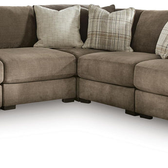 Camellia-Court - 5-Piece Sectional - Coffee