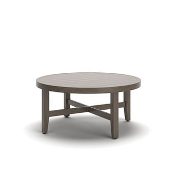 Point Sur - Round Cocktail Table - Beige / Brown