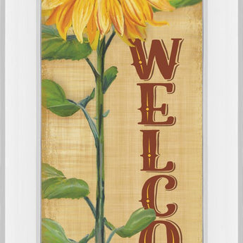 Welcome Sunflower By Ed Wargo - Yellow